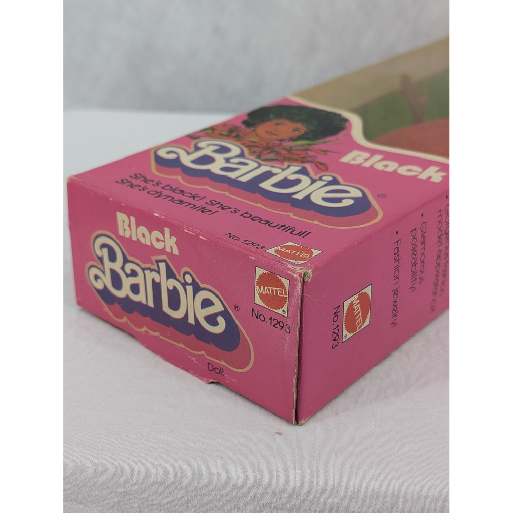 Vintage 1979 First Black Barbie Doll Mattel 1293 Red Disco Outfit Original Box - Picture 6 of 16